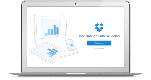 Dropbox Webseite