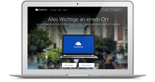 OneDrive Webseite